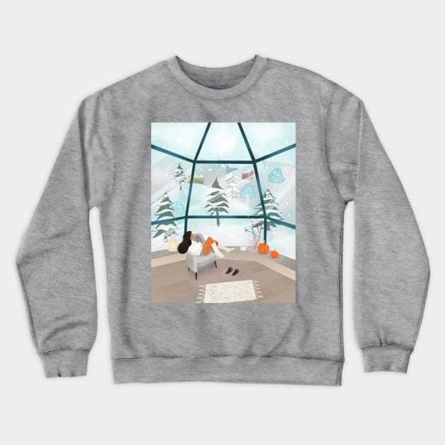 Winter wonderland Crewneck Sweatshirt by Petras